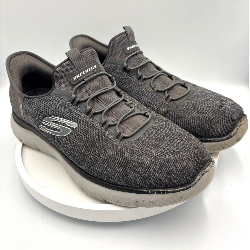 Skechers Summits High Range 11 Wide Charcoal Slip-ins 232469W Gorpcore Comfort